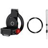 NEIQIUWING Supporto teleprompter per DJI per osmo Pocket 3, supporto espandibile con scarpa fredda, ABS robusto, compatto da viaggio, nero