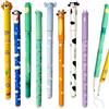 ZYEKIU 6 Pezzi Penna Gel, Penne Cancellabili Resistente, Antiurto, Dimensionalmente Stabile e Garantisce Una Scrittura Fluida Adatto per Disegnare, per Gli Esami E per Il Lavoro D'ufficio