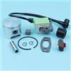 SAANICH Kit bobina modulo accensione perno pistone da 46 mm adatto for motosega Husqvarna 55 for Rancher EU1 503608171