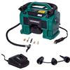 VONROC Compressore portatile VPOWER 20V con presa accendisigari 12V - 11 bar. Include una batteria da 20.Ah, caricabatterie e 8 accessori