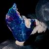 OPAL EMPIRE Opale Fire Nero Grezzo Naturale Etiopia 6 Ct 17x15 mm