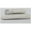 Sintetico Bracciale 24MM Con Chiusur a Fibbia 20MM 24-20 Impermeabile Bianco
