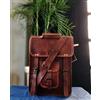 Fatto a mano Nuovo 25 " Marrone pelle Vintage Uomo Laptop Borsa Cartella a Tracolla Valigetta