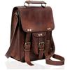 Fatto a mano Borsa A Spalla Messenger In Pelle Vintage Marrone Fatta A Mano Per Laptop 19"