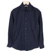 Suitsupply Traveller Uomo Camicia 36/14 Slim Blu Navy Puro Cotone Manica Lunga