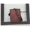 Satchel Borsa Tracolla Verticale Satchel In Vera Pelle Da Donna Laptop Briefcase Marrone