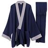 KINMBRA un-brand Kimono Giapponese da Uomo in Cotone Hanfu Abito da Pigiama Antico Plus Size Abbigliamento Zen Abbigliamento taoista (Taglia M, N)