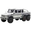 AUTOart 1/18 Mercedes-Benz G63 AMG 6X6 Silver Diecast Model Car