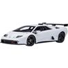 AUTOart 1/18 Lamborghini Diablo GTR modello pressofuso bianco 79136
