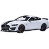 AUTOart 1/18 Ford Mustang Shelby GT500 bianco/nero strisce pressofuse modello...