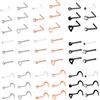 ZS 6PCS Moda Naso Setto Penetranti Borchie Set 18G In Acciaio Inox Naso Setto Borchie Corpo Piering Gioielli Per Il Naso Penetrante