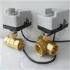 DasYida Valvola a sfera motorizzata in ottone a 3 vie di tipo T e 2 vie AC220V DC12V/24V Attuatori elettrici a 3 fili a 2 comandi con interruttore manuale