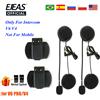 EJEAS Accessorio per EJEAS V6 PRO Clip per interfono per casco Microfono da 3,5 mm Altoparlante per interfono moto Vnetphone V4