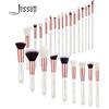 Jessup Set di pennelli per trucco professionale, 25 pezzi Pennello per trucco Fondotinta in polvere Ombretto Liner Evidenziatore Kit di strumenti per trucco T215