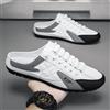 2023 Moda uomo Nuovo stile con suola in lat Wild a fondo piatto Estate Sezione sottile Baotou Mezze pantofole