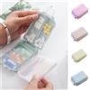 NONE 1Pc Mini Portapillole portatile Kit medici Scatola di pillole per vitamine Scatola di immagazzinaggio Contenitore per pillole Forniture da viaggio per la salute