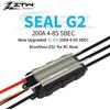NONE ZTW Seal G2 200A ESC 4-8S SBEC 6/7.4/8.4V 10A Raffreddamento ad acqua impermeabile Controllo della velocità bidirezionale per propulsore subacqueo per barca RC