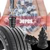 NONE 10/30 pezzi riparazione pneumatici per auto set di chiodi in gomma universale per auto moto chiodi per riparazione pneumatici camion scooter bici strumento di riparazione foratura pneumatici