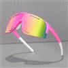 Ah-Mee Occhiali da sole avvolgenti sportivi per donna uomo grandi parasole monopezzo per ciclismo pesca sci occhiali da sole moda UV400
