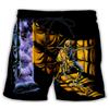 NONE Pantaloncini da spiaggia estivi con teschio horror vintage gotico con stampa 3D di nuova moda streetwear da uomo pantaloncini casual da vacanza ad asciugatura rapida K01