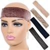 NONE Fascia per parrucca regolabile 1PC per anteriore in pizzo, fasce per parrucca in velluto antiscivolo per le donne che mantengono le parrucche in posizione