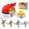 TAKARA TOMY Pokemon Trottola Action Figure Pikachu Charmander Squirtle Mew Eevee Elf Ball Giroscopio Spinner Gioco Raccogliere Giocattolo Set Regalo Del Bambino