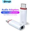 elough Adattatore audio AUX da tipo C a jack da 3,5 mm per Huawei Xiaomi Samsung Convertitore DAC con connettore per cuffie da 3,5 mm