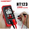 cretrust HT123 Mini Multimetro Digitale AC DC Tensione 600V Smart Multimetro Misuratore di Gamma Automatica NCV Ohm Test Professionale Elettricista Tester