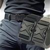 DINISITON La nuova cintura da uomo con fibbia da 125 cm in nylon intrecciato, leggera e traspirante, per pendolari quotidiani