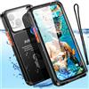 shellbox Custodia impermeabile ShellBox per iPhone 15 Pro 16 14 Plus 13 12 Pro Max Custodia subacquea per touch screen IP68 Custodie subacquee professionali