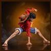 Bandai 18 cm One Piece Monkey D. Rufy Rufy Figure Battle Style Action Figures Collezione Anime Modello in PVC Giocattoli per bambole Regali di compleanno per bambini