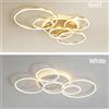 IRALAN Lampadario moderno a soffitto a LED Illuminazione per la casa Soggiorno Sala studio Camera da letto Lampada da soffitto dimmerabile Illuminazione per interni Lampade decorative