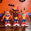 Bandai 26cm New Crash Bandicoot peluche ripiene Crazy Trilogy Series Anime Figure Dolls Kawaii bambino compleanno regali di natale Decor