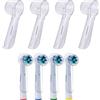 Yokolai 2/4/10 pezzi di coperture per spazzolini da denti compatibili con la testina di ricambio Oral B Braun, comode per viaggiare a casa, più igieniche e anti-polvere