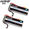 hrb Batteria Lipo 2PCS HRB 3S 4S 6S 1300mah 1500mah 1800mah 2200mah 3000mah 4000mah 5000mah 6000mah Batteria RC 22.2v 14.8v 11.1v Lipo
