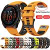 NONE Cinturino in silicone QuickFit 22mm 26mm per Garmin Fenix 8 E 7X 7 6 6XPro 5 5XPlus/Epix Pro Gen 2 51mm 47mm 1:1 cinturini per bracciale