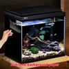 Carta da Parati Nera per Acquario, Poster Decorativo per Acquario, Pellicola Oscurante per Finestre in Vetro, Adesivo per Vetri Nero Opaco con Protezione UV