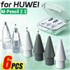 BAPPSUS Punte di ricambio per matita per Huawei M-Pencil 2 3 Pennino per penna stilo con scatola di immagazzinaggio Pennini morbidi di ricambio per Huawei M-Pencil 2/3 Pennino fine