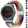 Geekthink 26mm 22mm cinturino intrecciato per Garmin Fenix E 8 47 51mm 7 7X Pro/Enduro 3 2/Epix cinturino a sgancio rapido cinturino sportivo in nylon