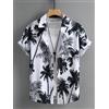 NONE Camicia hawaiana da uomo con stampa casual sottile da spiaggia camicia alla moda sottile di alta qualità di lusso nero sociale vintage divertente abiti oversize