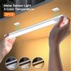 NONE Lampada LED con sensore di movimento da 10-50 cm, luce notturna wireless, ricaricabile tramite USB, da parete o sotto il mobile, per illuminazione di camera da letto e cucina.