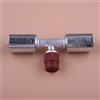 NONE BL6102 Raccordi a crimpare AC Beadlock Giunzione dritta # 8 R134a Porta ad alta pressione adatta per universale