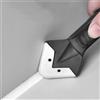 NONE Strumento per calafataggio in silicone | Strumento di finitura sigillante 5 in 1 | Raschietto angolare per colla per vetro per rimozione mastice per bagno, cucina, pavimento