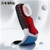 NONE 2/4/6 pezzi supporto arco plantare fascite plantare soletta ortopedica scarpe solette per piedi uomo silicone ammortizzante antiscivolo scarpe pastiglie