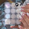 HotPress 12 Pz/set Aurora Bianco Specchio Per Unghie In Polvere 0.3 g/barattolo Shimmer Moonlight Chrome Pigmento Polvere per UV Gel Polish Manicure Decorazioni