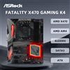 XINRENCHONG ASROCK X470 GAMING K4 Scheda Madre AMD AM4 Supporto 5800X3D 5700x3D 5700X 5600G 4600G CPU AMD X470 4xDDR4 HDMI ATX Scheda Madre