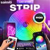 Striscia LED Neon RGBIC 5V USB con App Bluetooth, Sincronizzazione Musicale, Impermeabile, Flessibile, per Casa, Feste, Retroilluminazione TV, Decorazioni Festive