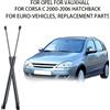 NONE 2 cordini GAS BAMBIO PORTATORE POSTERIORE PER OPEL Per VAUXHALL Per CORSA C 2000-2006 HATCHBACK