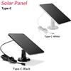 VIKEFON Pannello solare impermeabile che carica la telecamera del telefono cellulare Pannello di espansione solare Pannello fotovoltaico per monitor campanello esterno