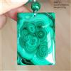 MUKO GEMS Collana di gioielli con ciondolo crisocolla verde malachite naturale perline donna uomo collana di moda verde crisocolla AAAAAA